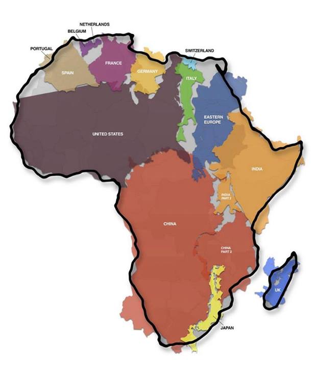 afrique taille