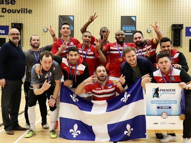 Soccer Local - Le FC Sparte sacré champion 2017 du Futsal au Québec